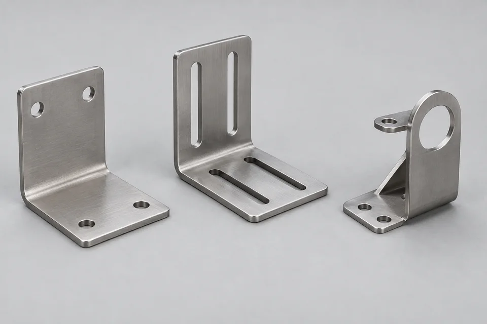 Illustrative cut & bent brackets